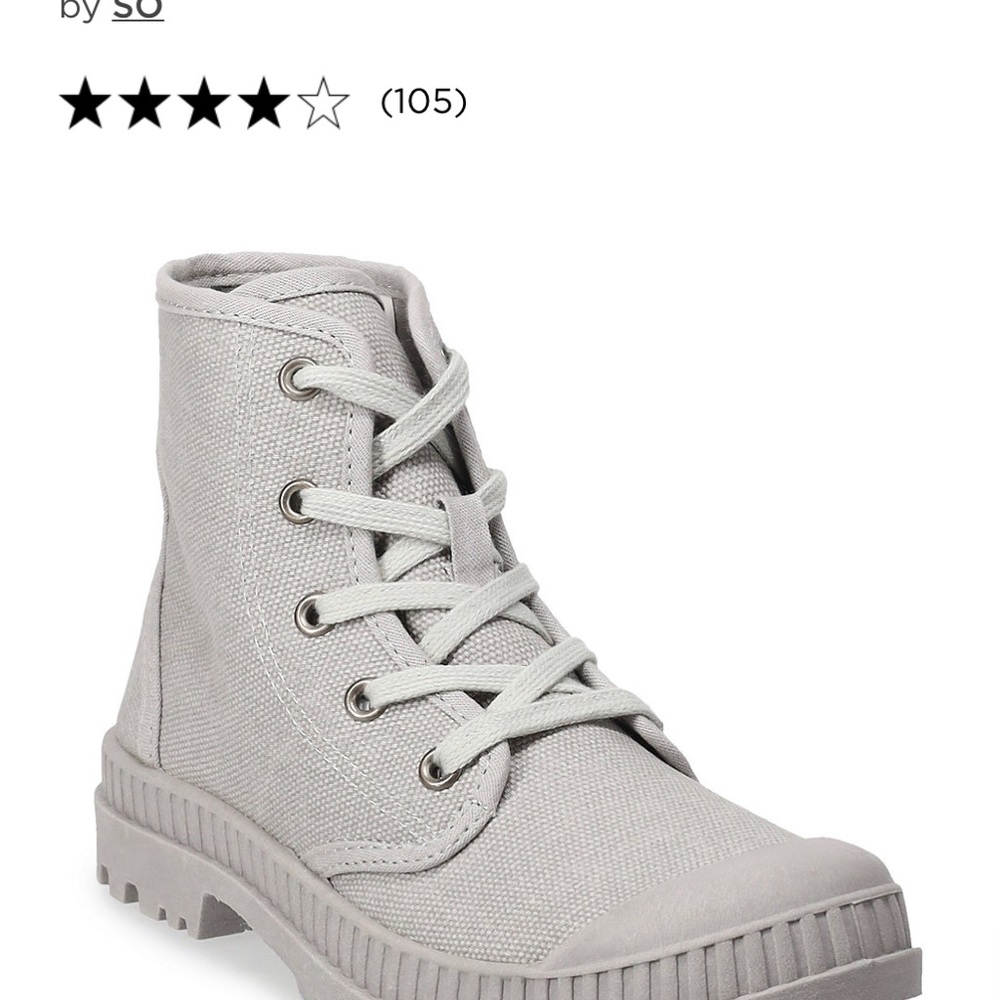 SO Dragonfruit Woman’s Ankle Boots - Light Gray, Size 9- Brand New